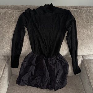 Commense Black Long Sleeve Dress